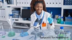  Presentation with test tube laboratory - 