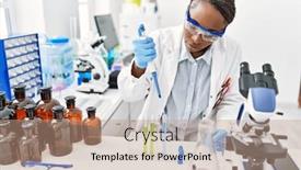  Presentation with test tube laboratory - 