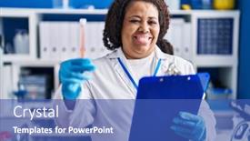  Presentation with test tube laboratory - 