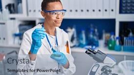  Presentation with test tube laboratory - 