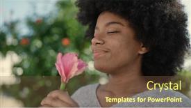  Presentation with flower woman - 