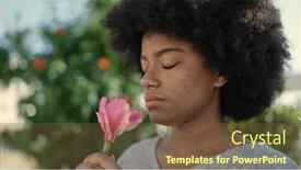  Presentation with flower woman - 