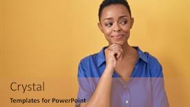  Presentation with african american woman question - 