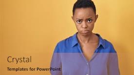  Presentation with woman crying - 