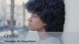  Presentation with woman sad - 