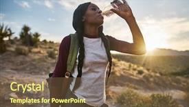  Presentation with nevada - Cool new presentation with african american woman taking backdrop and a tawny brown colored foreground