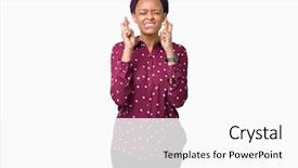  Presentation with african american couples on the mountains - Beautiful presentation theme featuring african american woman wearing head backdrop and a  colored foreground