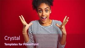  Presentation with navy - Audience pleasing PPT layouts consisting of african american woman wearing navy backdrop and a wine colored foreground