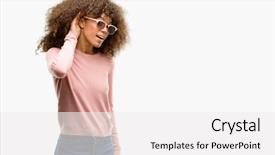  Presentation with for african american women heart disease - Audience pleasing theme consisting of african american woman wearing pink backdrop and a white colored foreground