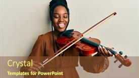  Presentation with african american marriage - Audience pleasing presentation consisting of african-american-woman-with-braided backdrop and a tawny brown colored foreground