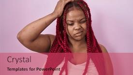  Presentation with african american woman question - 