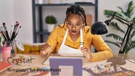  Presentation with african american couples in the mountains - Theme featuring african-american-woman-with-braids background and a  colored foreground