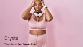  Presentation with woman hands open - 