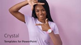  Presentation with frame pink - 