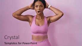  Presentation with woman hands open - 