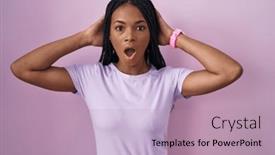  Presentation with woman hands open - 