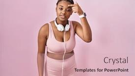  Presentation with skin infection - Slide deck featuring african-american-woman-with-braids background and a lemonade colored foreground