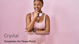  Presentation with african american woman question - 