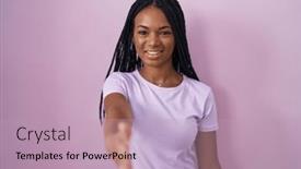  Presentation with business pink - 