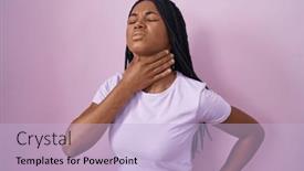  Presentation with african american sex - Presentation with african-american-woman-with-braids background and a light blue colored foreground