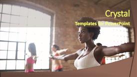  Presentation with african american women - Amazing theme having african american women - lokking for balance backdrop and a tawny brown colored foreground