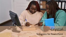  Presentation with african american women - 