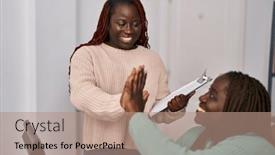  Presentation with african american women - 