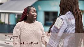  Presentation with african american women - 