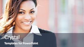  Presentation with black women - Amazing theme having african american women professional - shot of a beautiful black backdrop and a ocean colored foreground