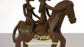  Presentation with agriculture africa - Presentation enhanced with african artwork - object from africa background and a tawny brown colored foreground