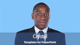  Presentation with african - Amazing PPT layouts having culture shock - african businessman surprised expression backdrop and a ocean colored foreground