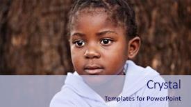  Presentation with child tree - Amazing presentation having african child bark of tree backdrop and a sky blue colored foreground