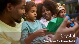  Presentation with african children - Cool new presentation with african-family-with-children-together backdrop and a tawny brown colored foreground