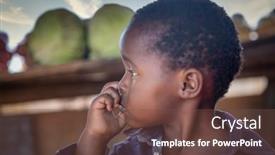  Presentation with entrepreneurial - Cool new PPT layouts with african-girl-street-vendor backdrop and a tawny brown colored foreground