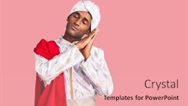  Presentation with saree - Presentation design with african-handsome-man-wearing-tradition background and a lemonade colored foreground