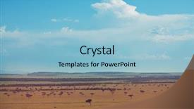  Presentation with african landscape ethiopia - Amazing PPT layouts having african landscapes -hot yellow bush backdrop and a  colored foreground