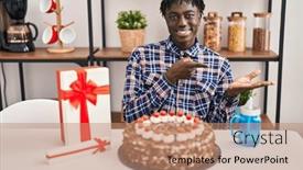  Presentation with birthday cake - 