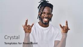  Presentation with rock music - 