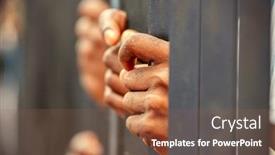  Presentation with protest - Slides featuring poverty - african people at a protest background and a tawny brown colored foreground