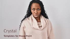  Presentation with woman crying - 