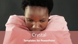  Presentation with african cloth - Amazing PPT layouts having african-woman-tightly-wrapped backdrop and a coral colored foreground