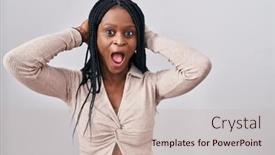  Presentation with woman hands open - 