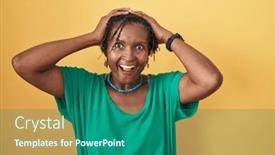  Presentation with woman hands open - 