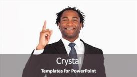  Presentation with southwest native american - Colorful PPT layouts enhanced with afro-american businessman pointing upward backdrop and a  colored foreground