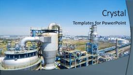  Presentation with transmission coupling - Slide set featuring afterglow of the transmission tower background and a light blue colored foreground