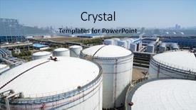  Presentation with tower - Cool new presentation theme with afterglow of the transmission tower backdrop and a light blue colored foreground