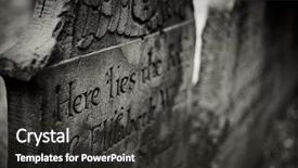  Presentation with city church - Beautiful slide set featuring afterlife - trinity church graveyard - new backdrop and a dark gray colored foreground