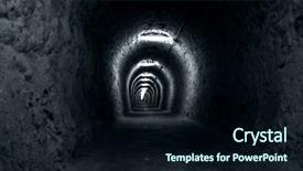  Presentation with tunnel - Amazing presentation theme having woman man - smiling happy elderly backdrop and a soft green colored foreground.