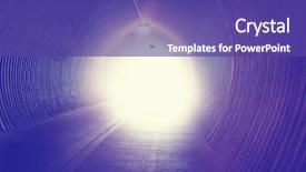  Presentation with filter - Presentation design with afterlife - tunnel with an instagram vintage background and a violet colored foreground