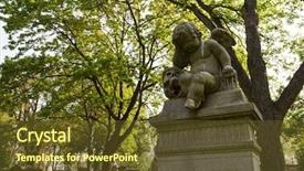  Presentation with inca machu picchu peru view - Beautiful slide set featuring afterlife - view of the pere lachaise backdrop and a tawny brown colored foreground